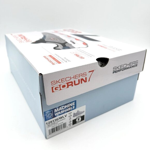 Skechers Go Run 7.0 Interval Sneaker Women's Size 9 White Lavender 129336/ WLV - Picture 9 of 9